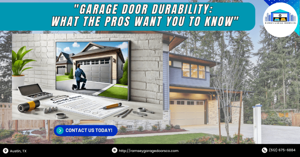 Garage Door Durability: What the Pros Want You to Know 2 Ramsey Garage Doors Co 2