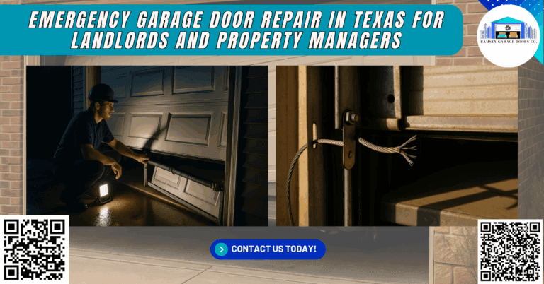 Emergency Garage Door Repair in Texas for Landlords and Property Managers 3 Emergency Garage Door Repair in Texas for Landlords and Property Managers - Ramsey Garage Doors Co.