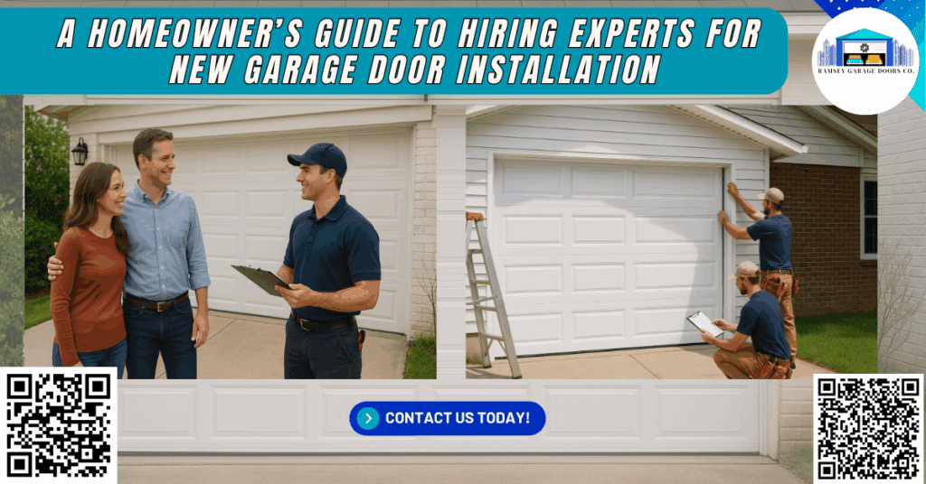 A Homeowner’s Guide to Hiring Experts for New Garage Door Installation 3 A Homeowner’s Guide to Hiring Experts for New Garage Door Installation - Ramsey Garage Doors Co.