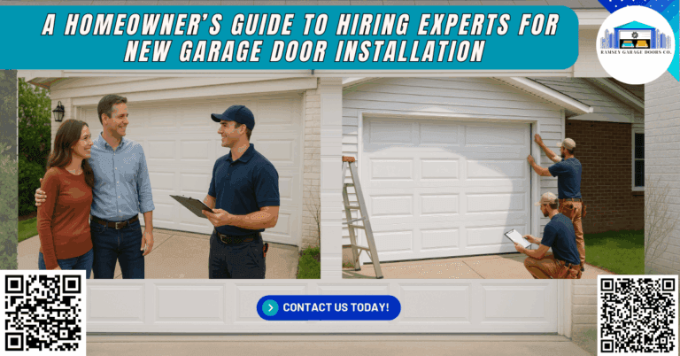 A Homeowner’s Guide to Hiring Experts for New Garage Door Installation 5 A Homeowner’s Guide to Hiring Experts for New Garage Door Installation - Ramsey Garage Doors Co.