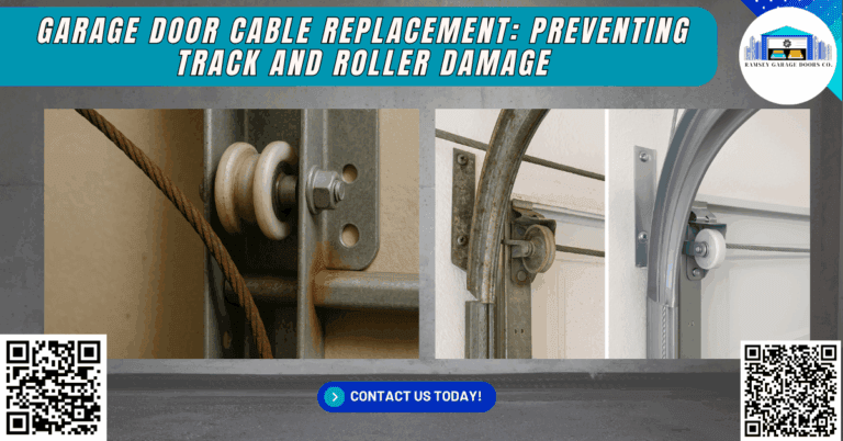 Garage Door Cable Replacement: Preventing Track and Roller Damage 2 Garage Door Cable Replacement: Preventing Track and Roller Damage - Ramsey Garage Doors Co.