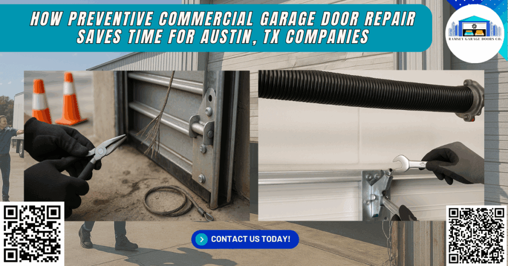 How Preventive Commercial Garage Door Repair Saves Time for Austin, TX Companies